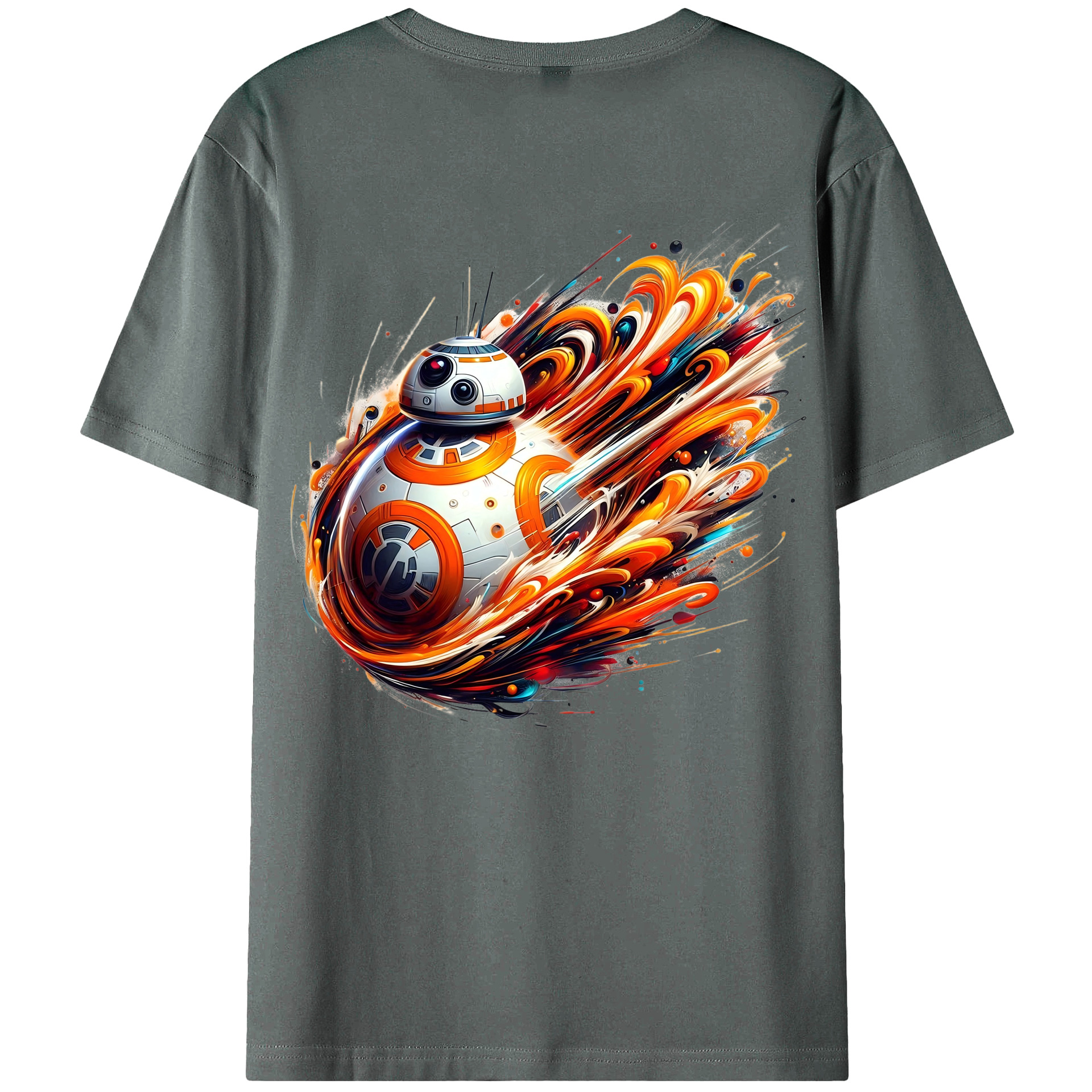 （画像用） スター・ウォーズ Star Wars 綿100％ メンズ半袖Tシャツ（バックプリント） 通気性